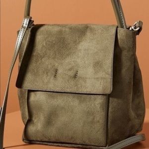 Anthropologie Vesper Green Cross body satchel